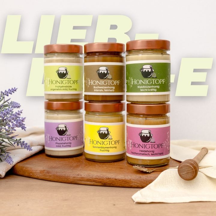 Lieblingshonige vom Imker - 6er Set – Detailansicht 3