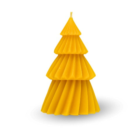 Bienenwachs Kerze "Tannenbaum Modern" – Produktansicht