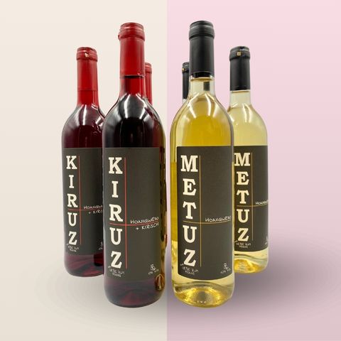 Honig Met 6er Set - METUZ Honigwein & KIRUZ Kirsch-Honigwein – Produktansicht