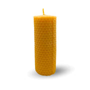 Bienenwachs Kerze mit Wabenmuster 11x4cm  Brenndauer 20h – Produktempfehlung
