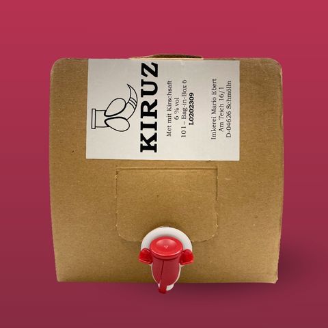 KIRUZ Met Honig-Kirsch-Wein, 10 Liter Box – Weitere Ansicht